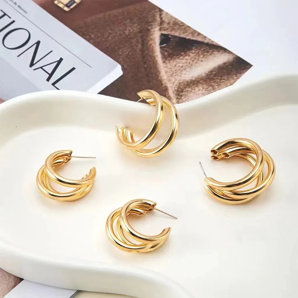 🤘Oval Hoop Earrings🎁