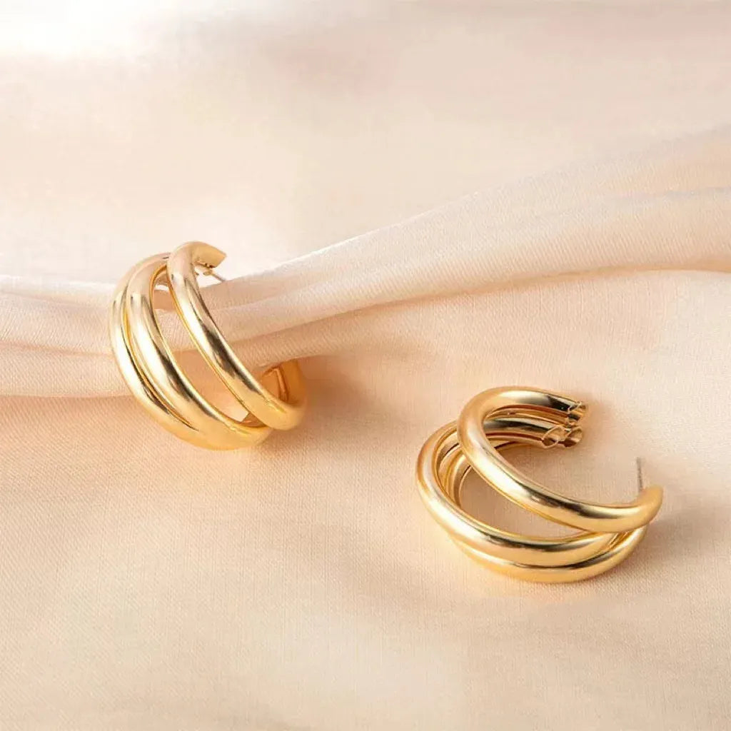 🤘Oval Hoop Earrings🎁