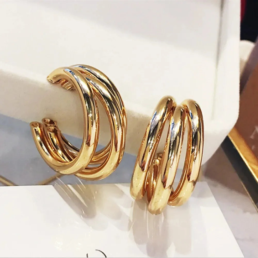 🤘Oval Hoop Earrings🎁