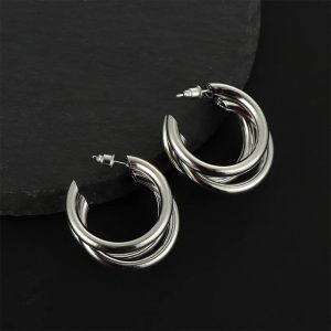 🤘Oval Hoop Earrings🎁
