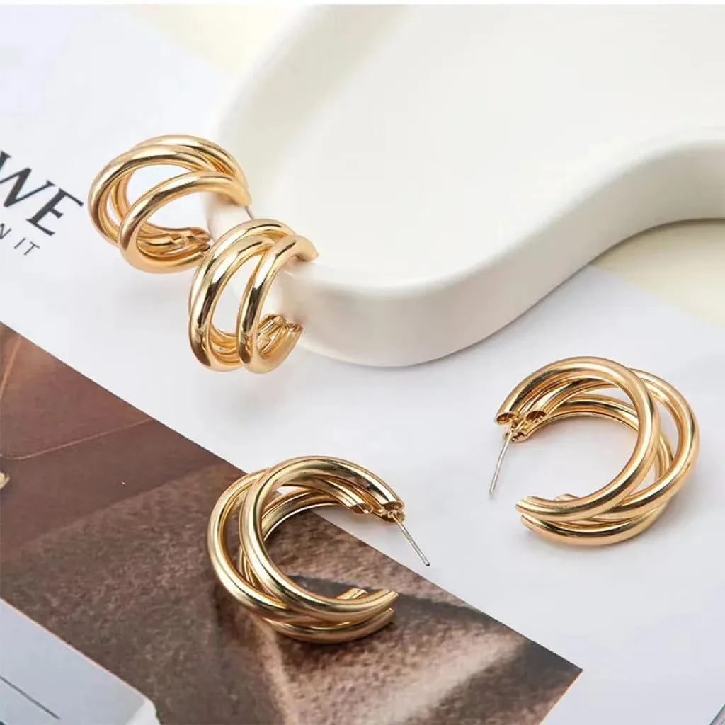 🤘Oval Hoop Earrings🎁