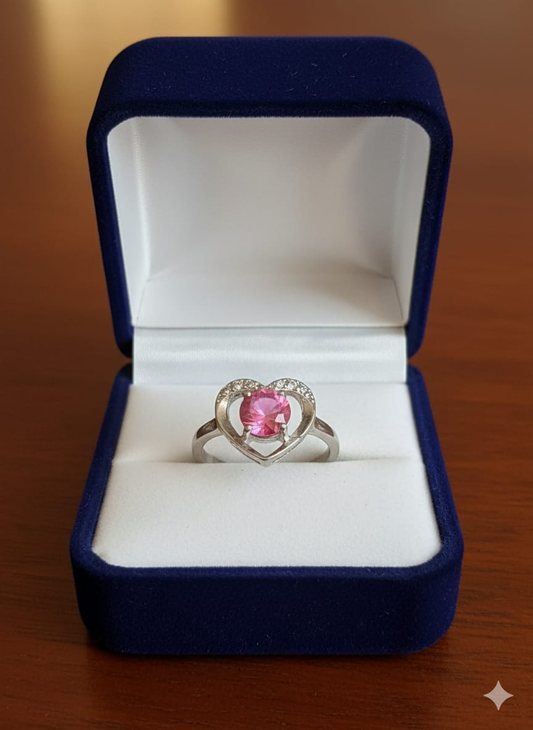 Pink Heart Promise Ring 💖💍