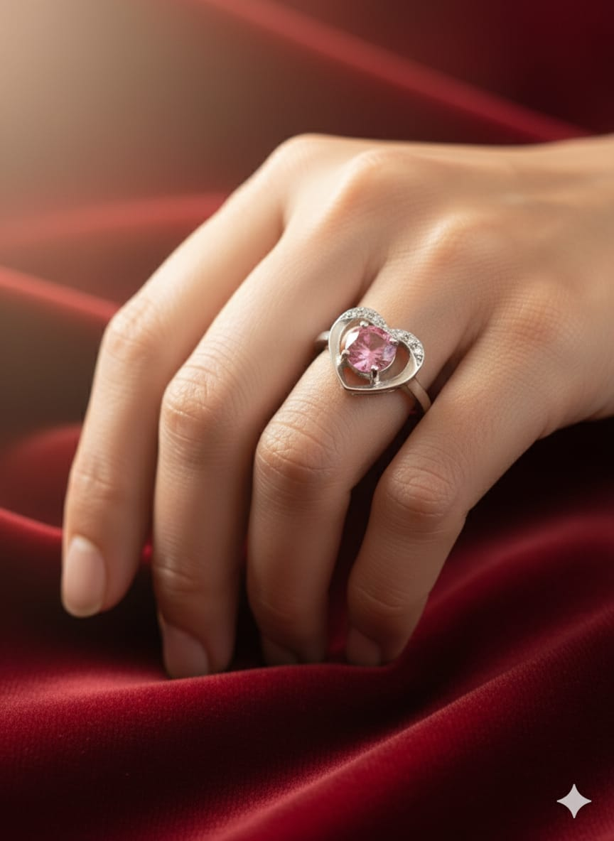 Pink Heart Promise Ring 💖💍